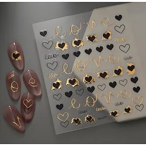 Heart Valentine's Day Nail Stickers