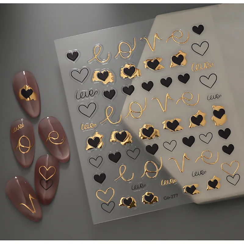 Heart Valentine's Day Nail Stickers